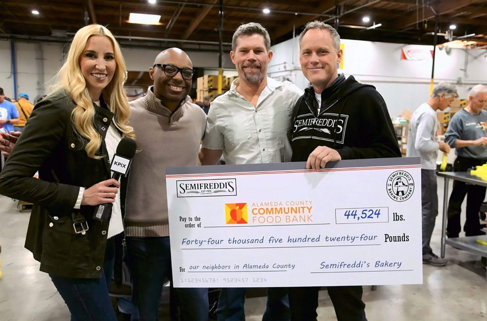 Semifreddis Owners Holding Check
