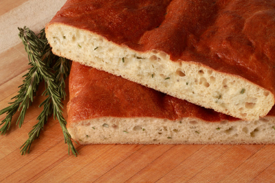 Photo of rosemary focaccia bread