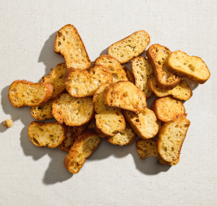 super garlic crostini